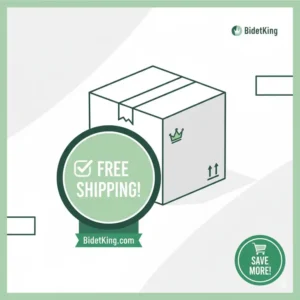 Icon representing the additional benefit of free shipping on BidetKing orders.