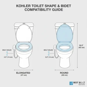 Choosing the best bidet for kohler toilet fit and compatibility.