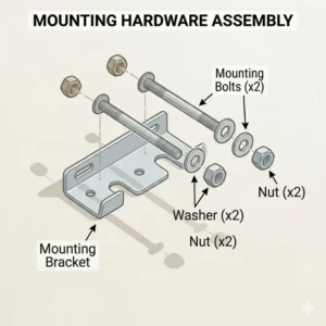 Internal view of the instant heating element and thermal sensor bidet parts.
